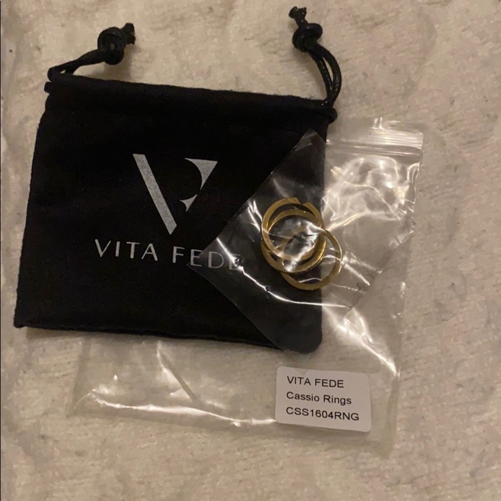 NWT Vita Fede Cassio Pave Ring from curateur